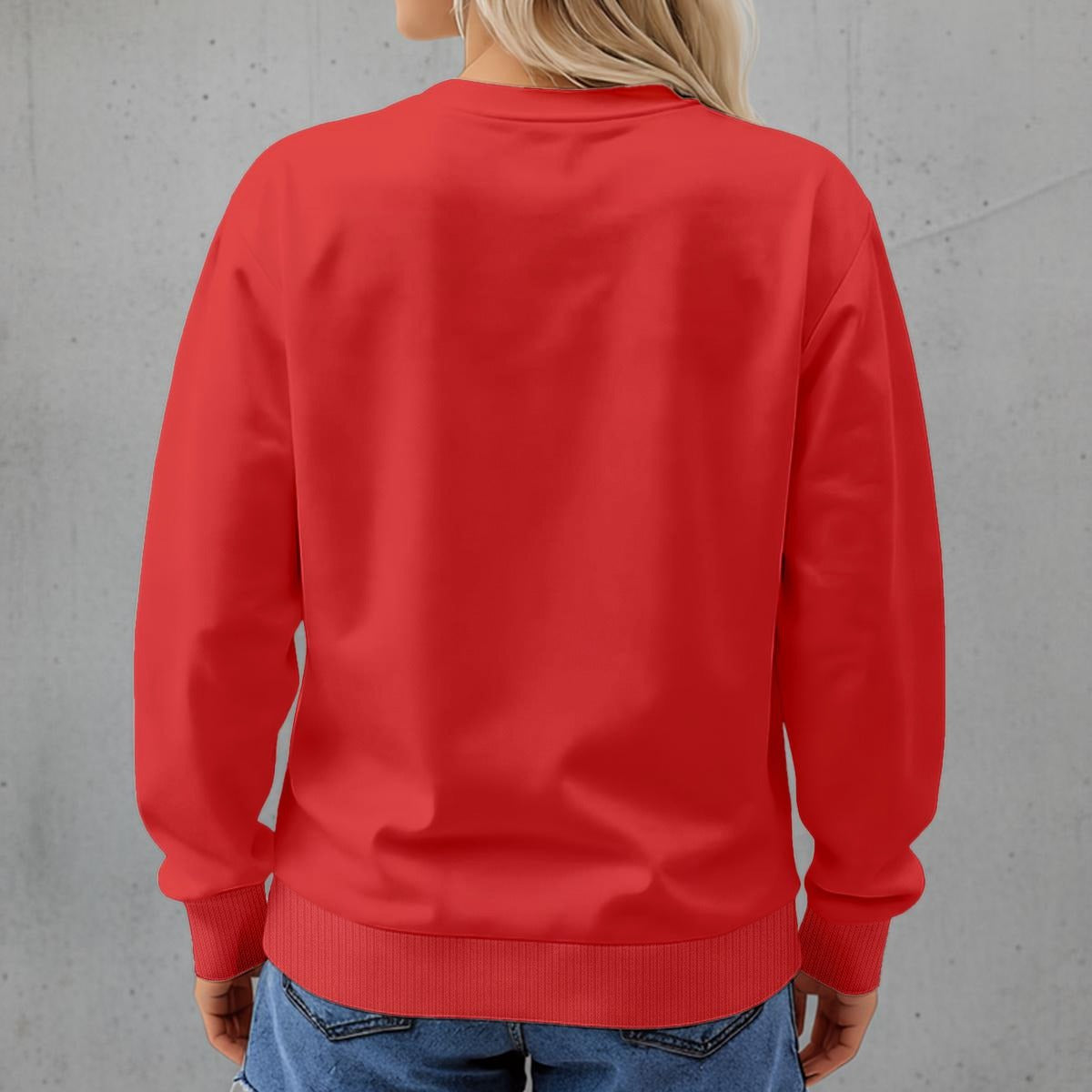 Women's Fleece Crew Neck Sweatshirt|DTF