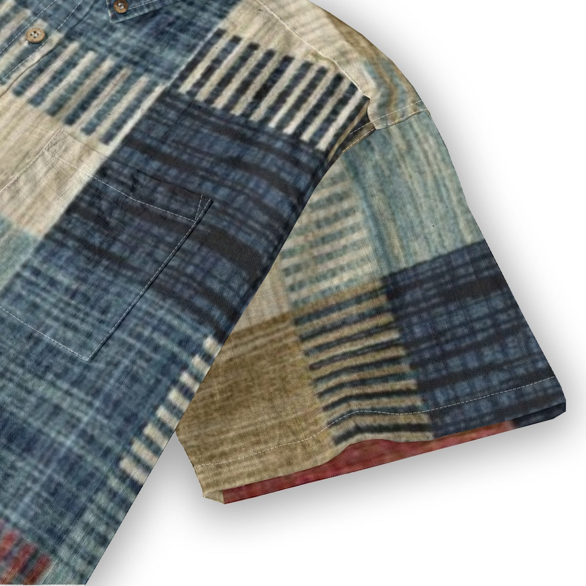 All-Over Print Men's Breathable Cotton Shirt|125GSM