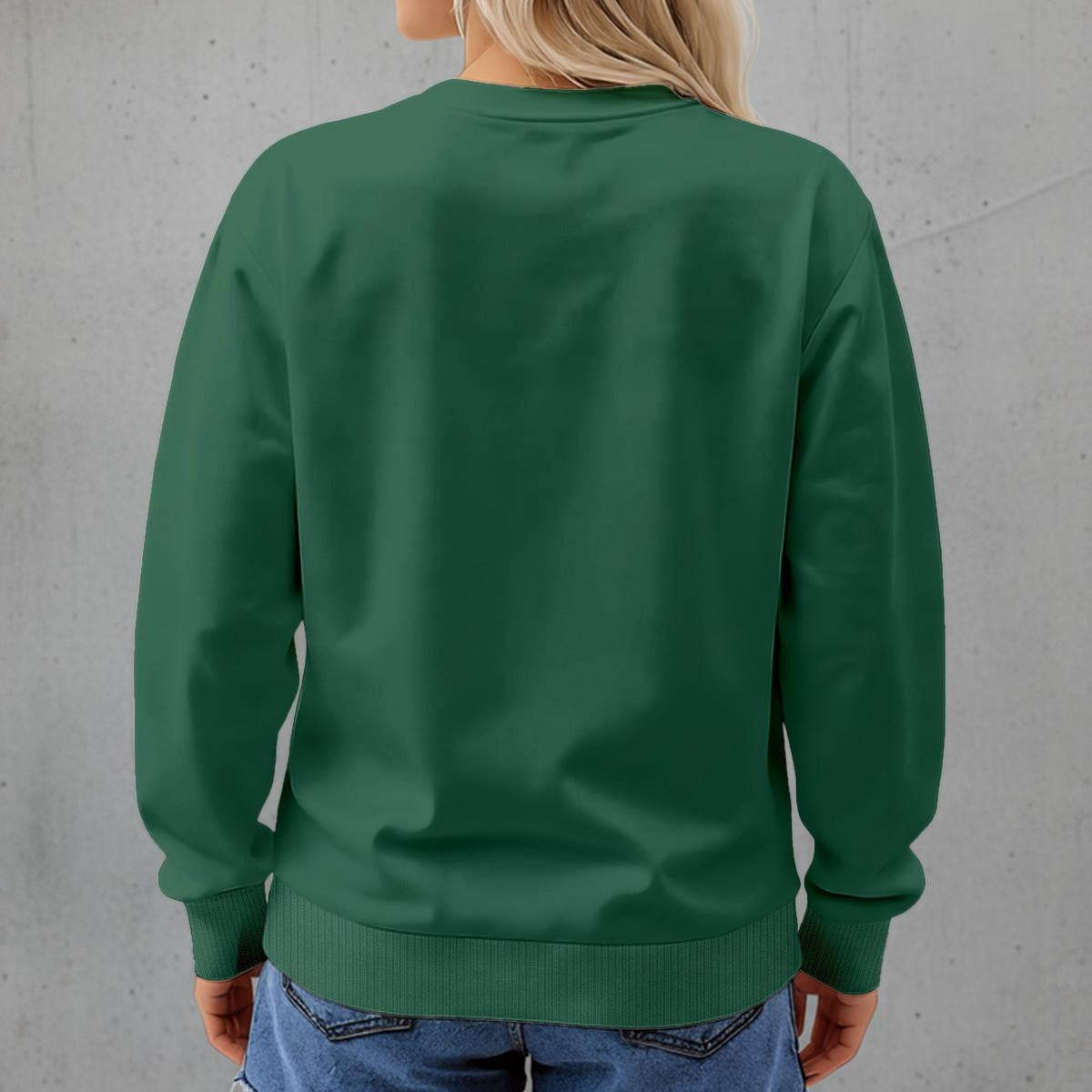Women's Fleece Crew Neck Sweatshirt|DTF