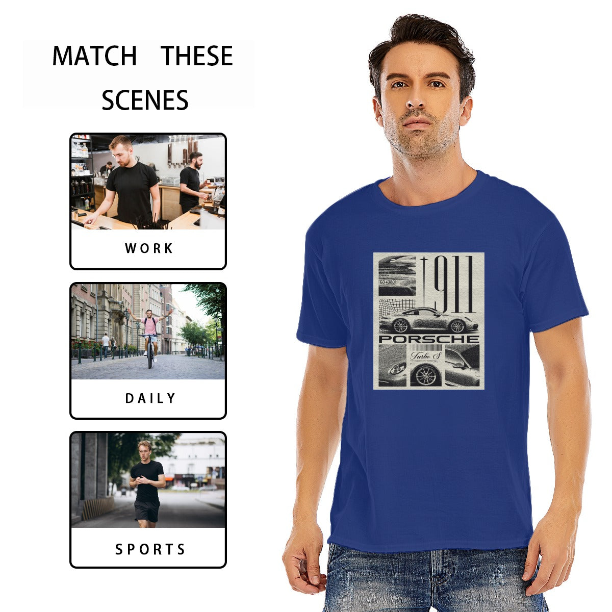 Unisex O-neck Short Sleeve T-shirt | 180GSM Cotton (DTF)