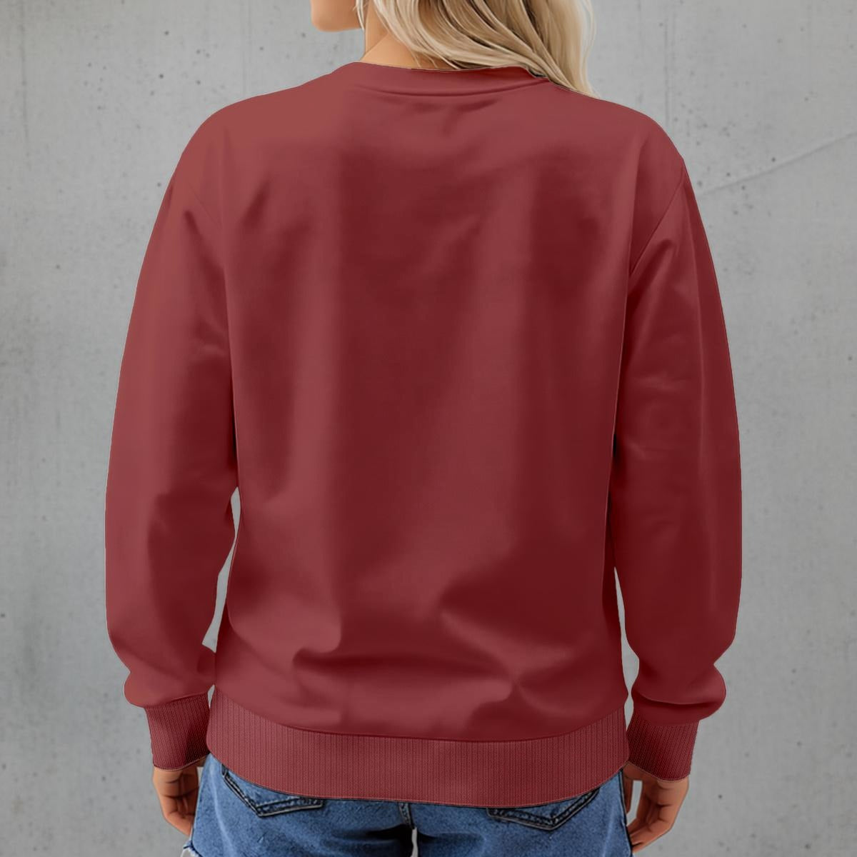 Women's Fleece Crew Neck Sweatshirt|DTF