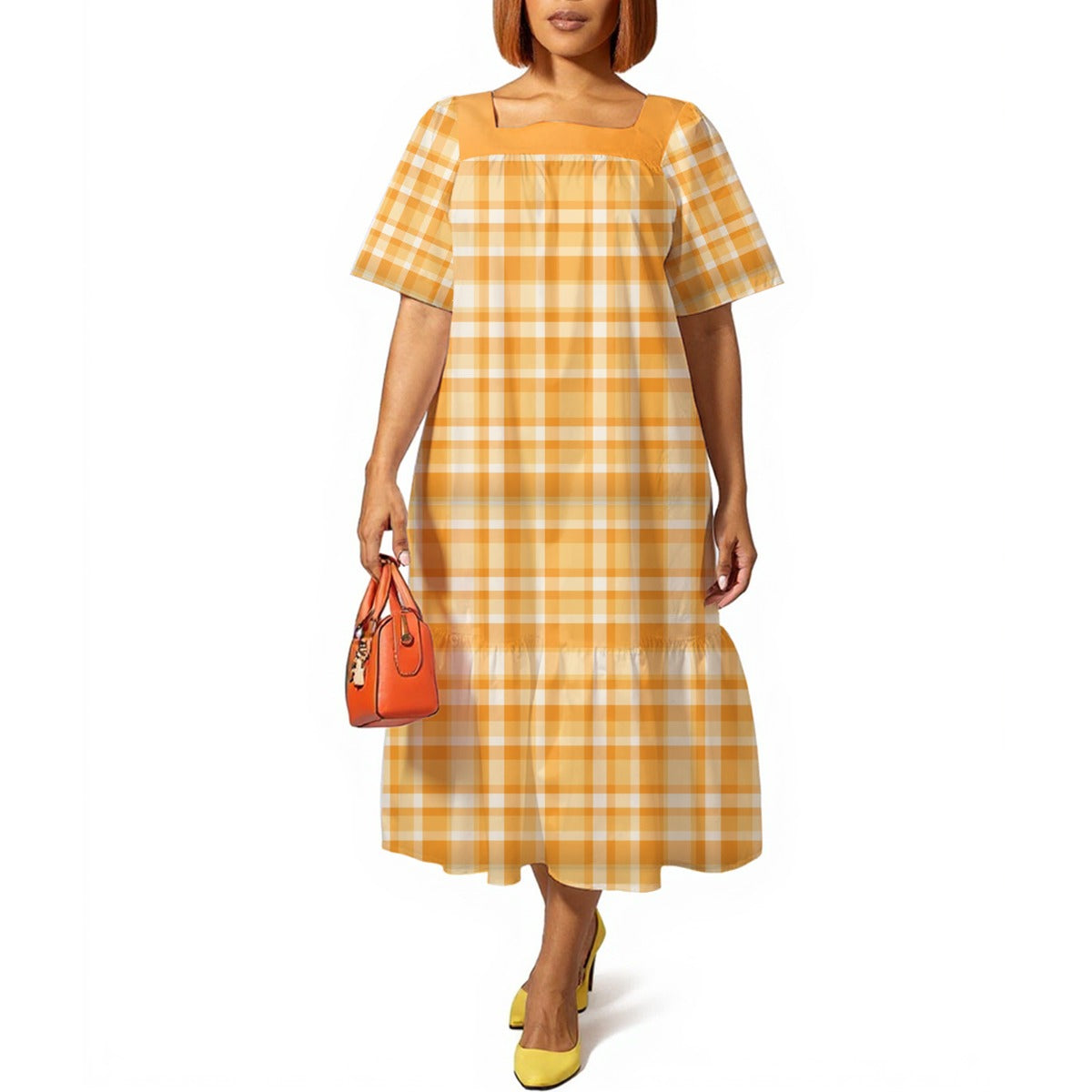 All-Over Print Women's Elegant Long Dress