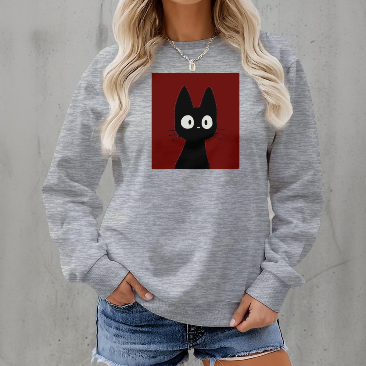 Women's Fleece Crew Neck Sweatshirt|DTF