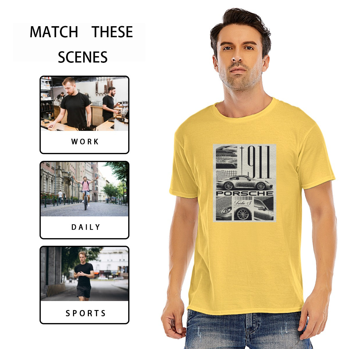 Unisex O-neck Short Sleeve T-shirt | 180GSM Cotton (DTF)