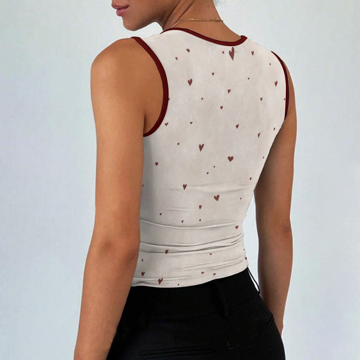 All-Over Print Women’s Sleeveless Square Neck Tank Top