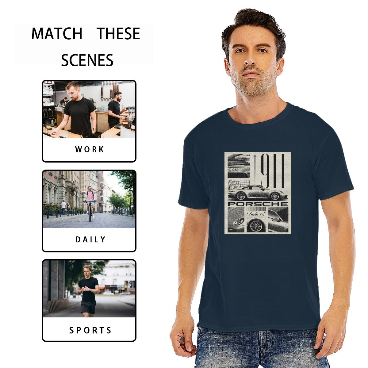 Unisex O-neck Short Sleeve T-shirt | 180GSM Cotton (DTF)