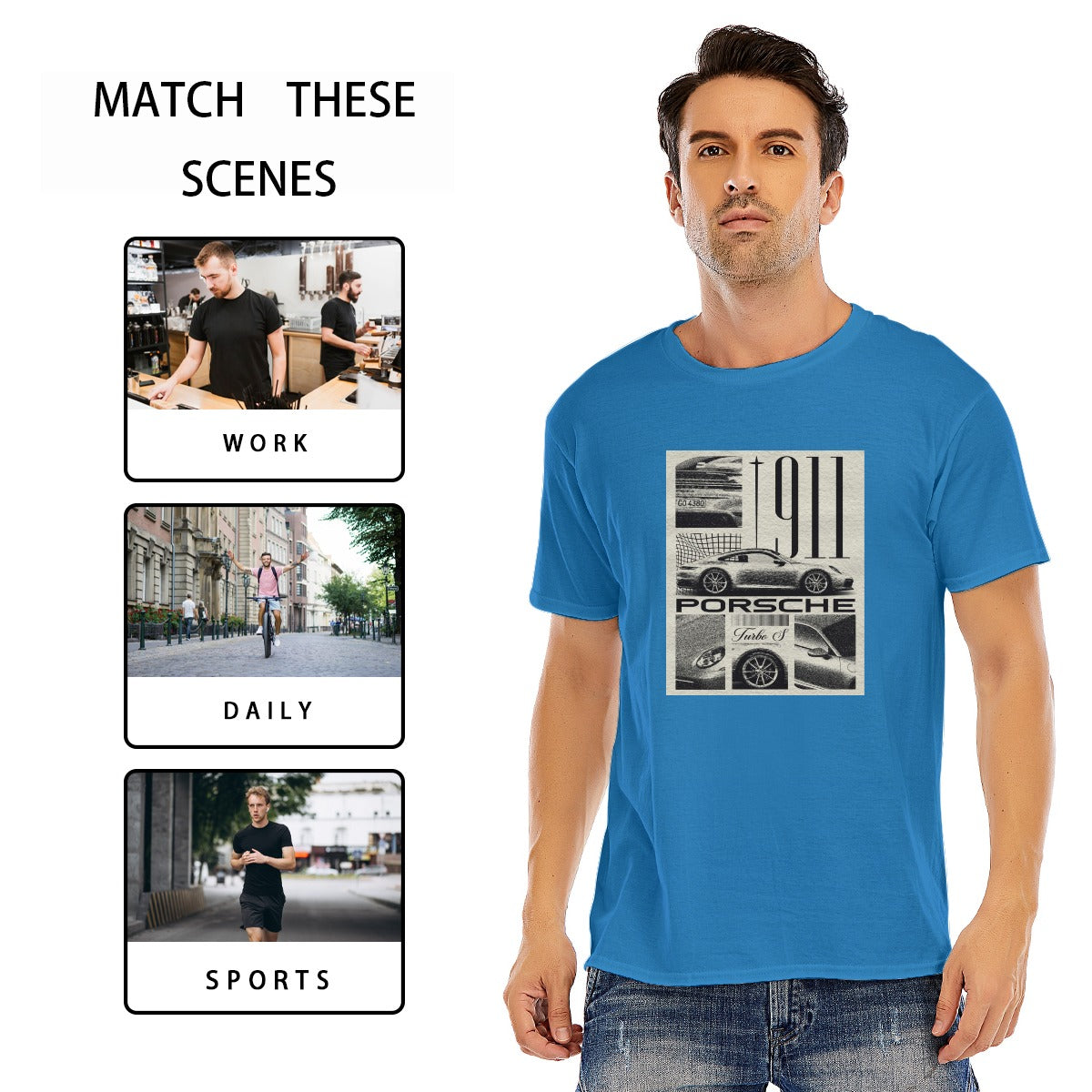 Unisex O-neck Short Sleeve T-shirt | 180GSM Cotton (DTF)