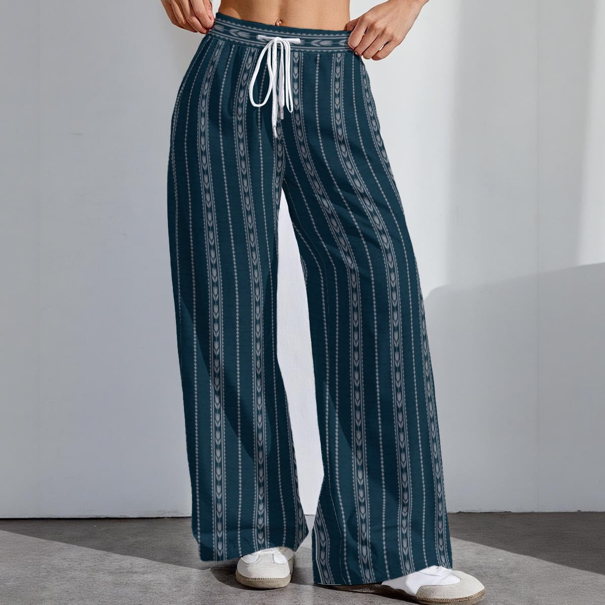 All-Over Print Women's High-Stretch Casual Pants|290GSM