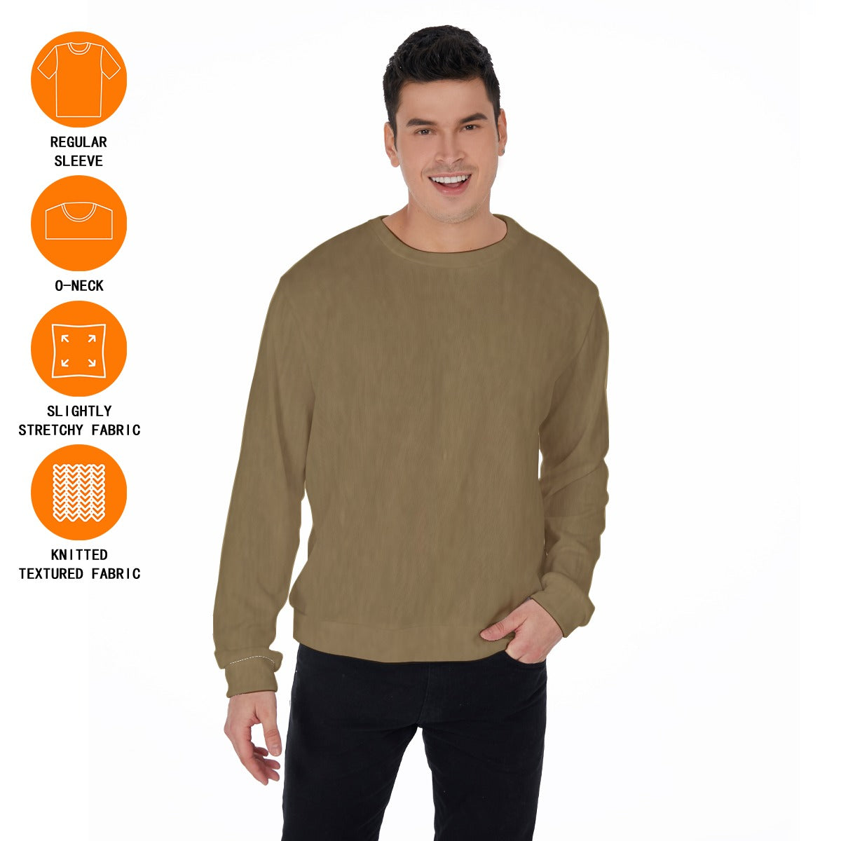All-Over Print Men's Sweater