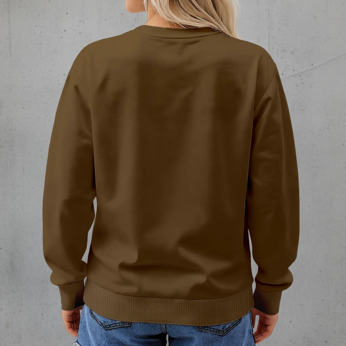 Women's Fleece Crew Neck Sweatshirt|DTF