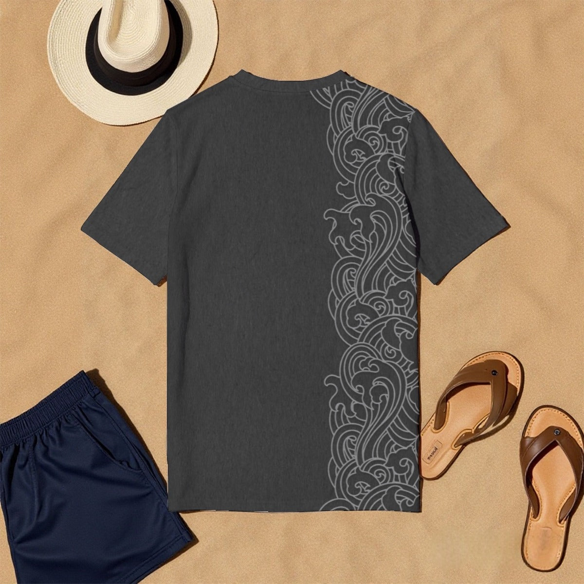 All-Over Print Men's O-Neck T-Shirt | 190GSM Cotton