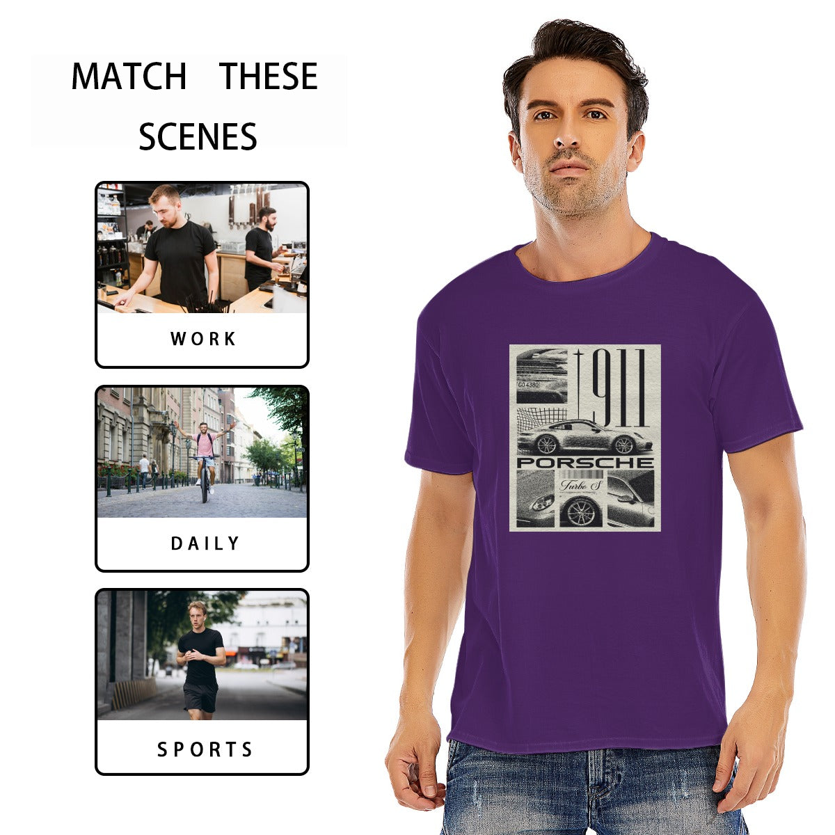 Unisex O-neck Short Sleeve T-shirt | 180GSM Cotton (DTF)