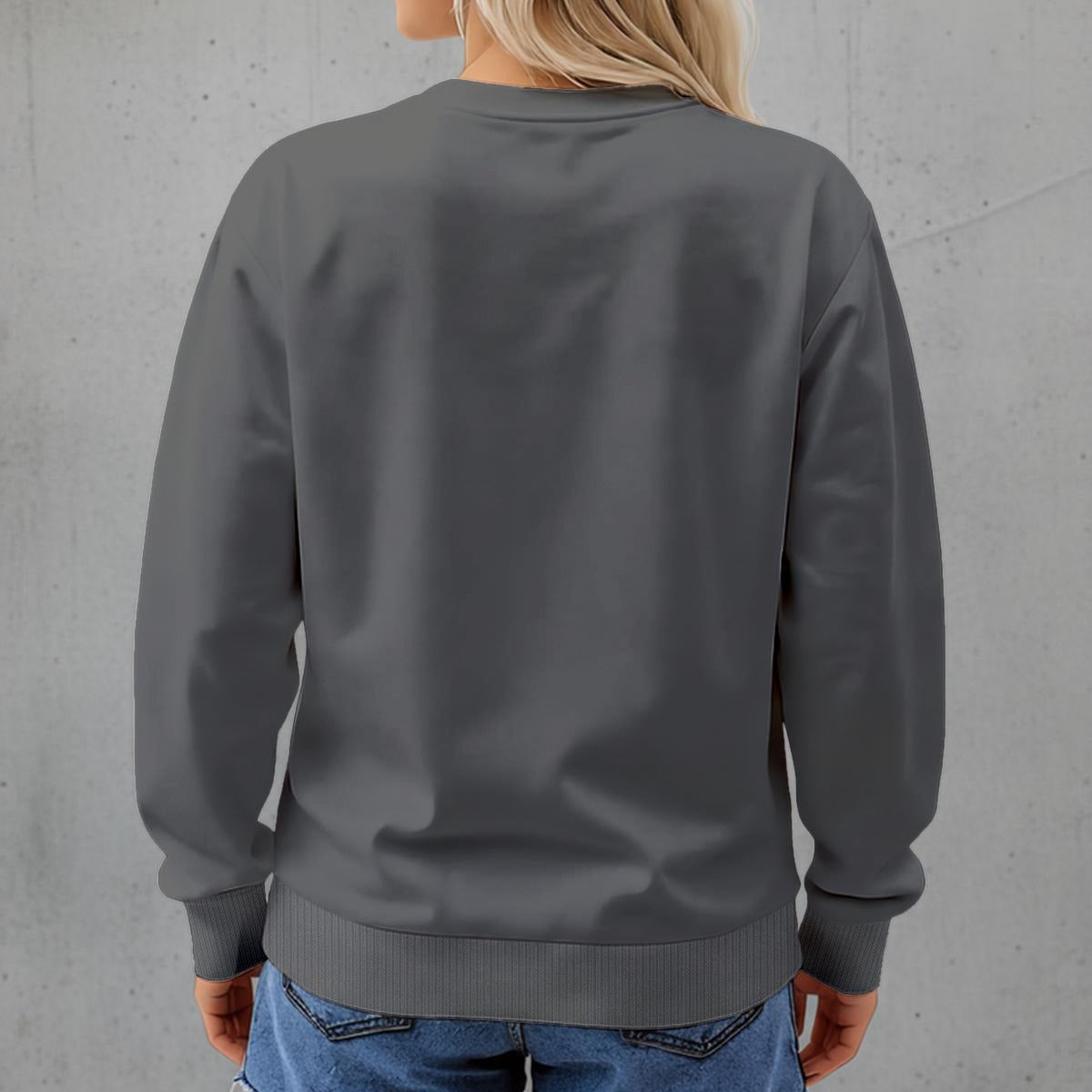 Women's Fleece Crew Neck Sweatshirt|DTF