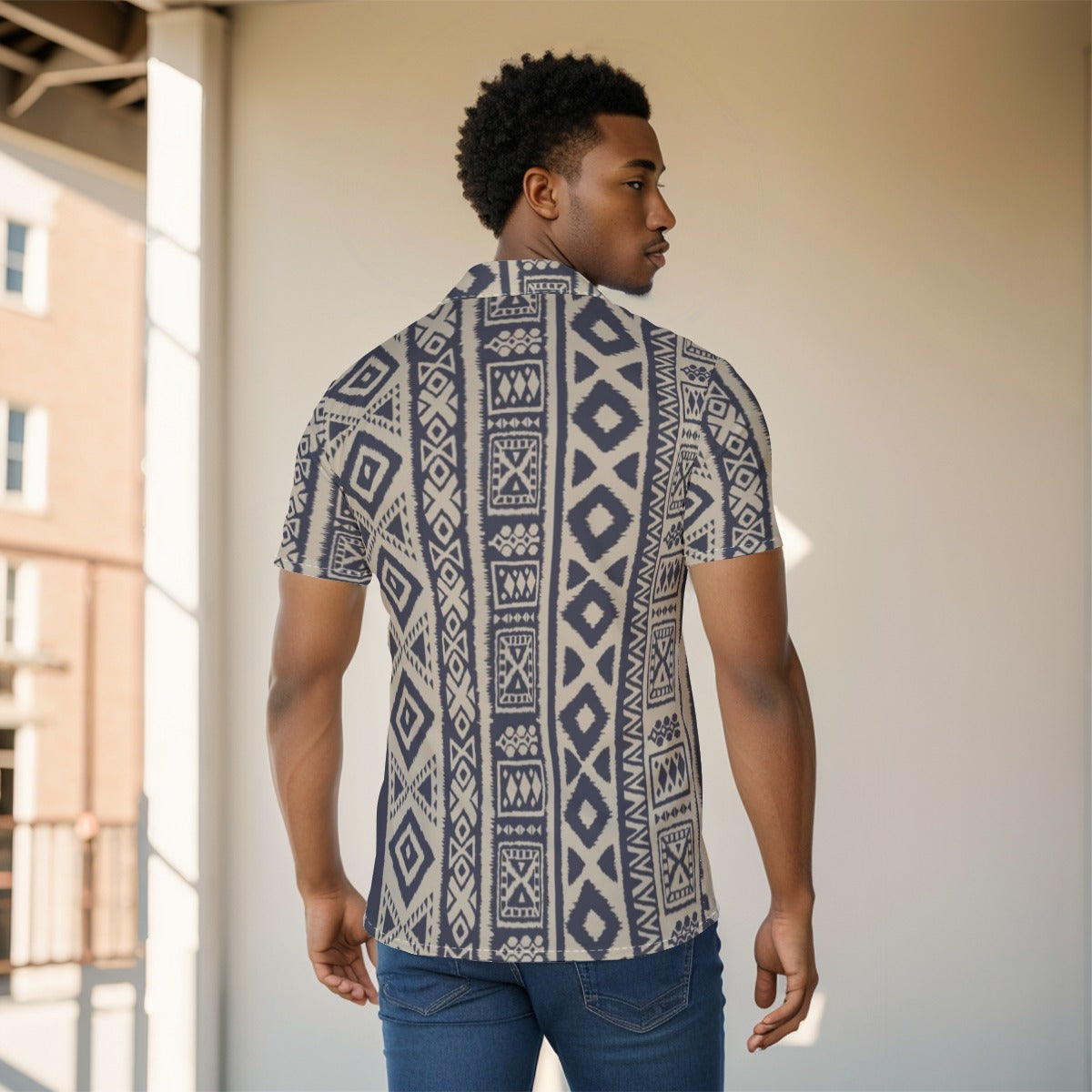 All-Over Print Men's Shirt