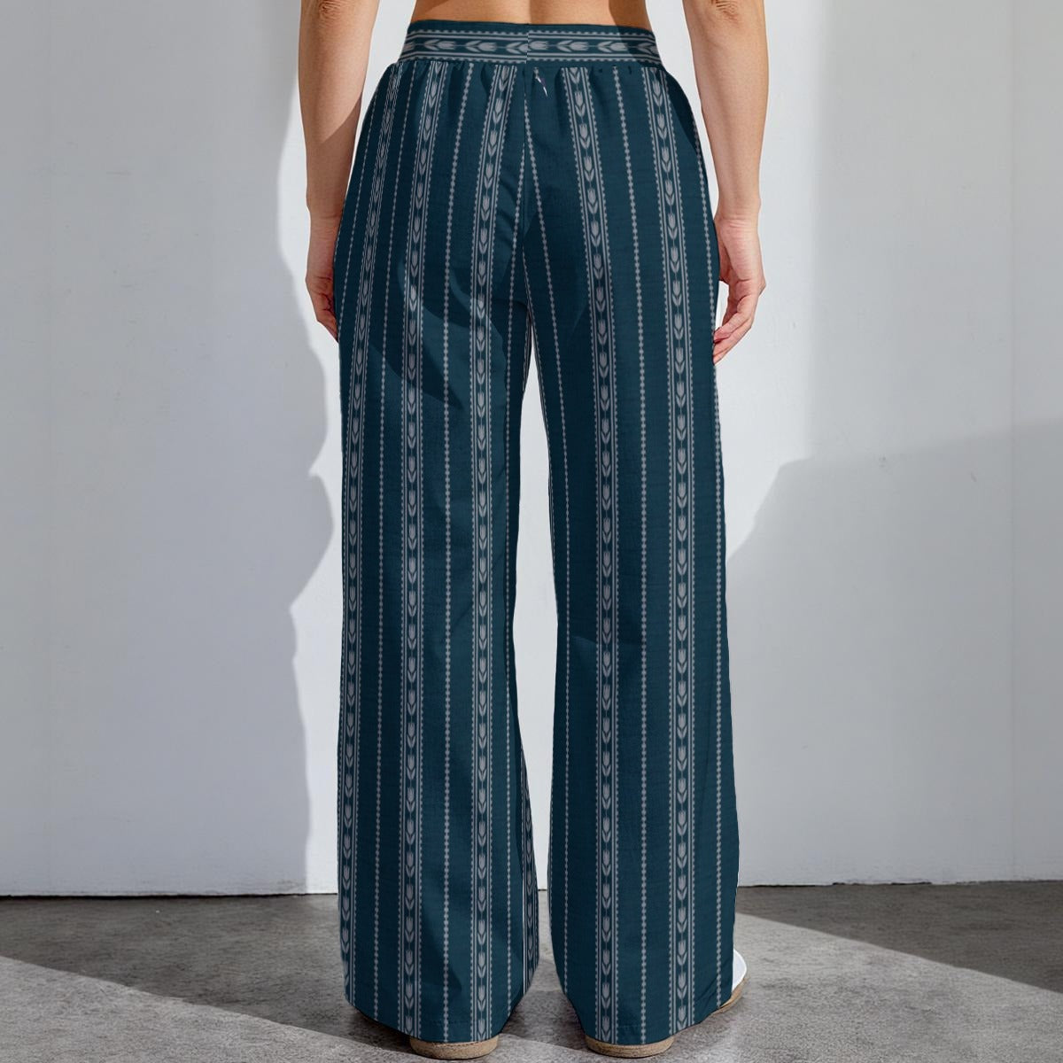 All-Over Print Women's High-Stretch Casual Pants|290GSM