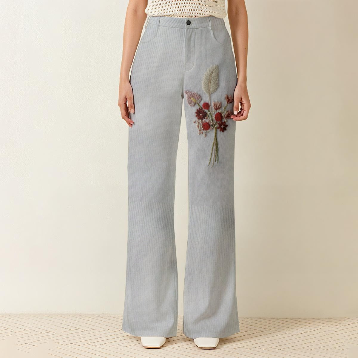 All-Over Print Women's Wide Leg Pants