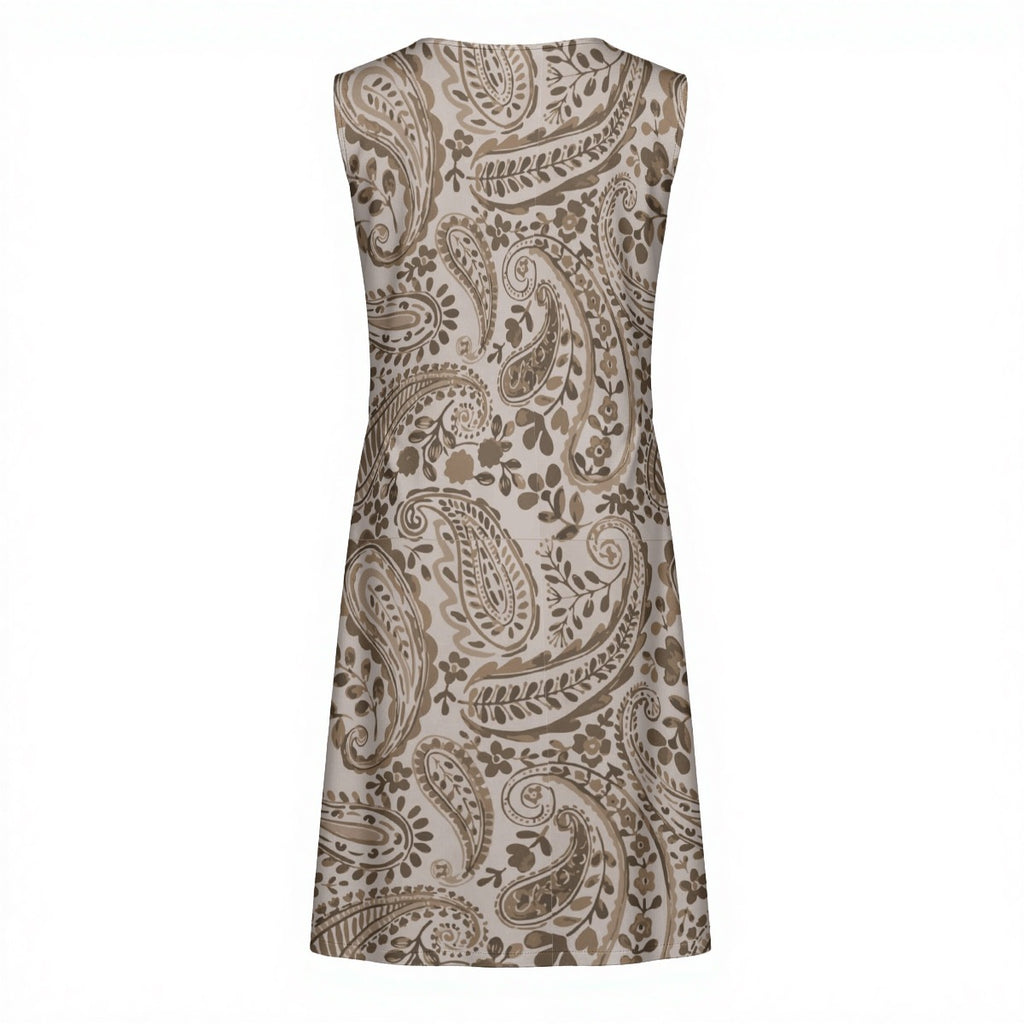 All-Over Print Women'S Hoop Suspender Dress
