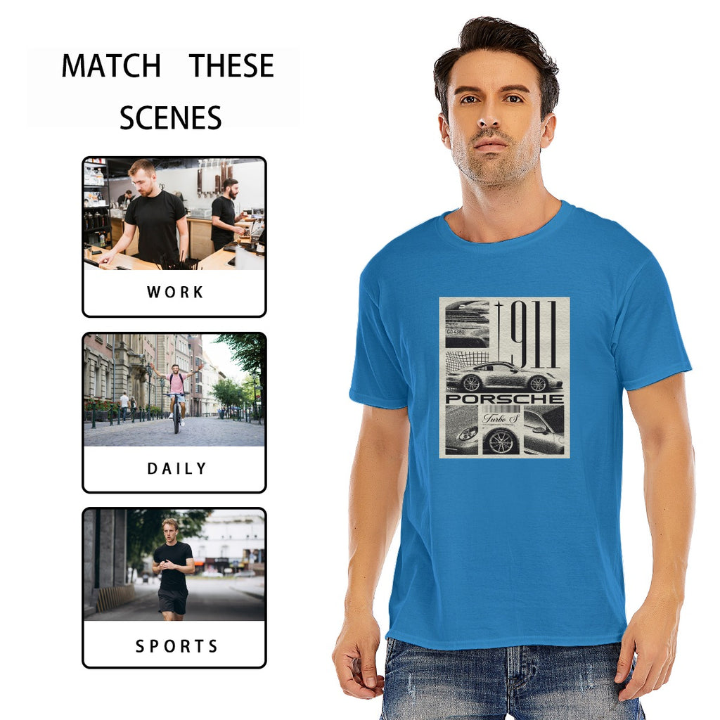 Unisex O-neck Short Sleeve T-shirt | 180GSM Cotton (DTF)