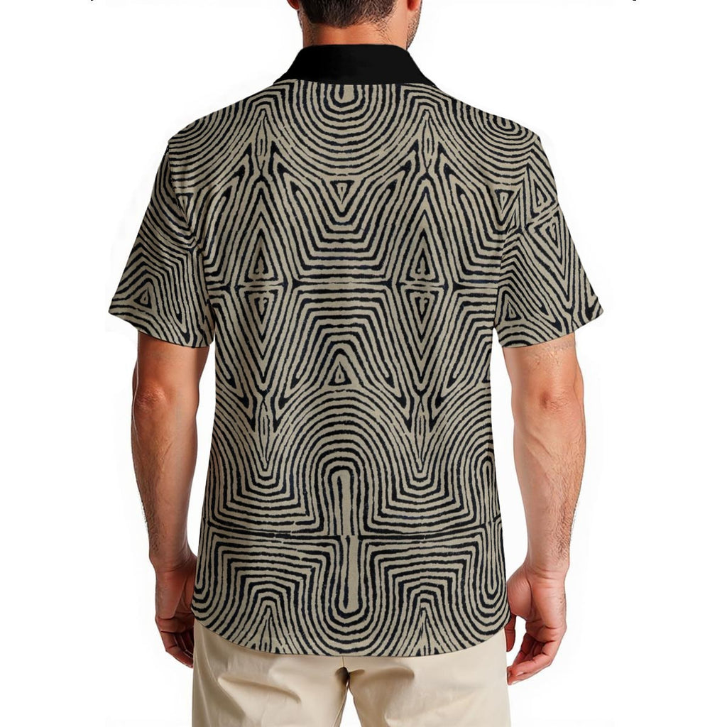 All-Over Print Men's Hawaiian Shirt|150GSM